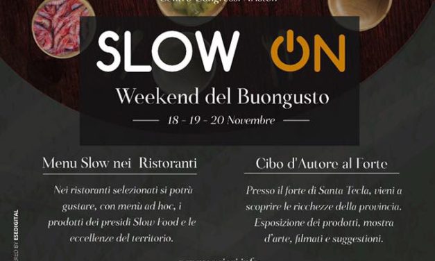 Slow On: a Sanremo il weekend del buongusto